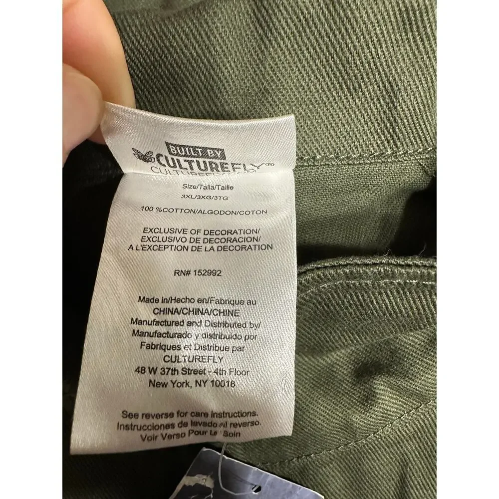 Supernatural Join The Hunt Jacket Men 3XL Military Green Grunge Winchesters Tv